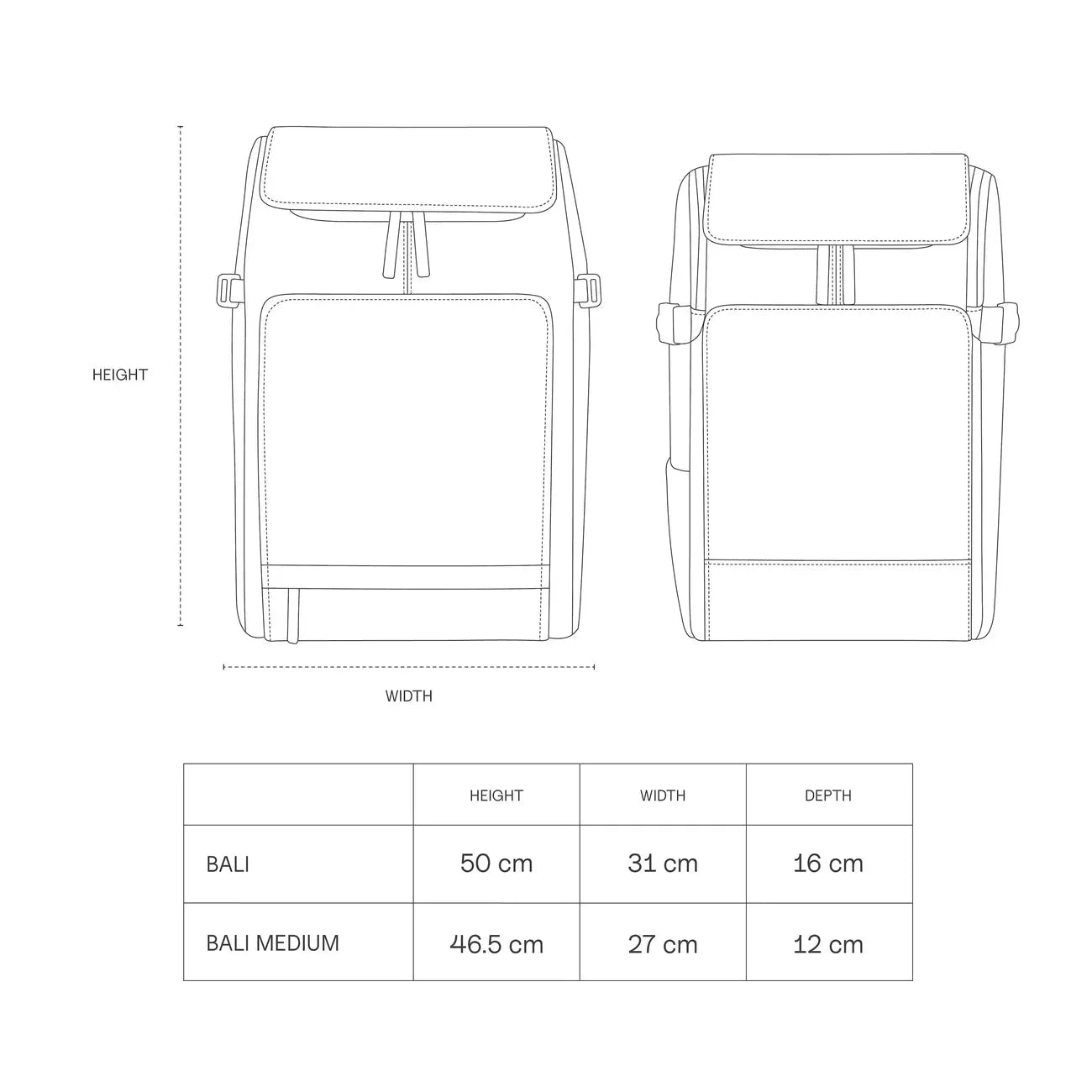 Bali Medium Backpack