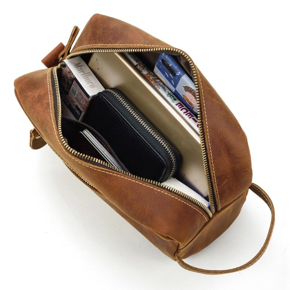 Leather Toiletry Bag | PETRA