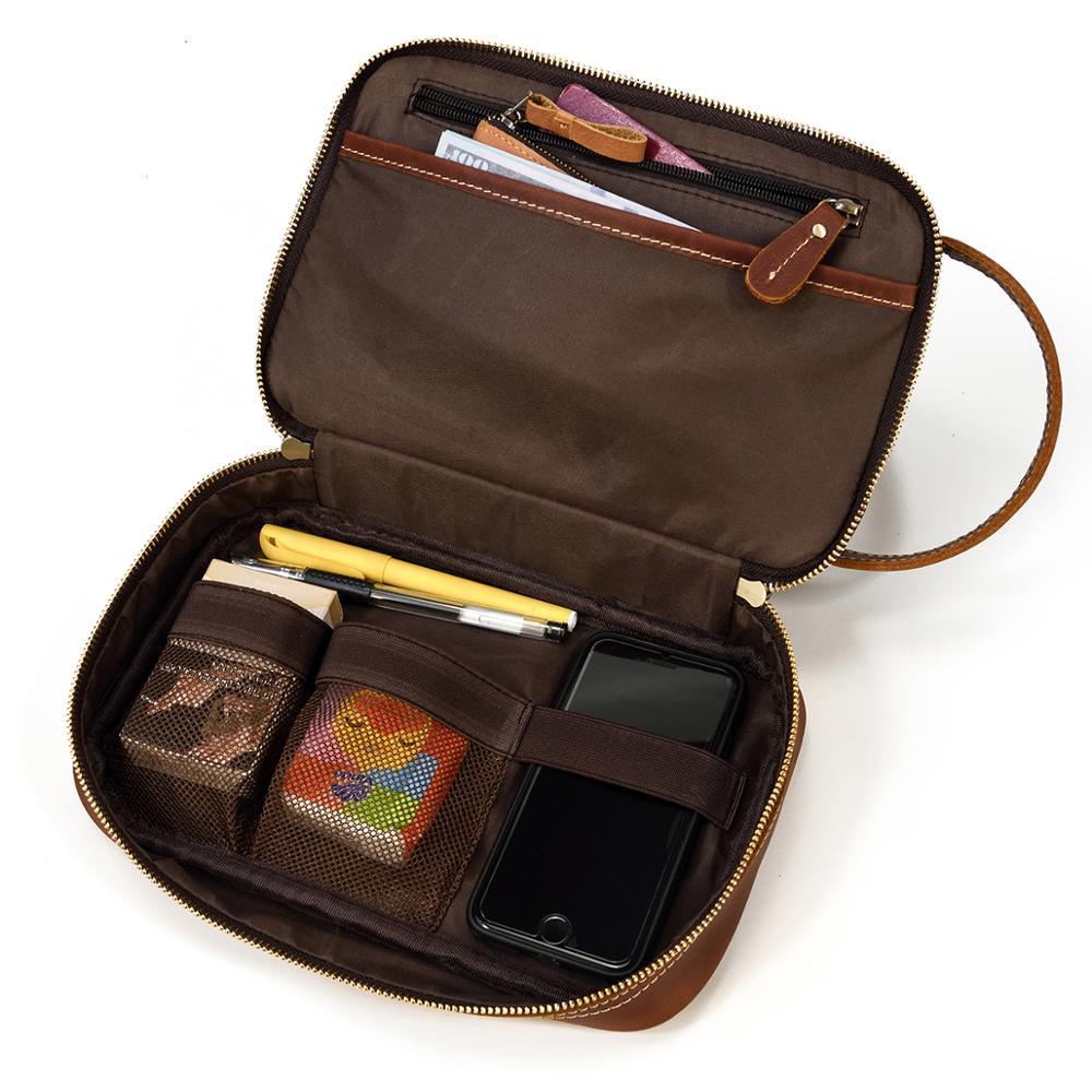 Leather Makeup Bag | DAVOS