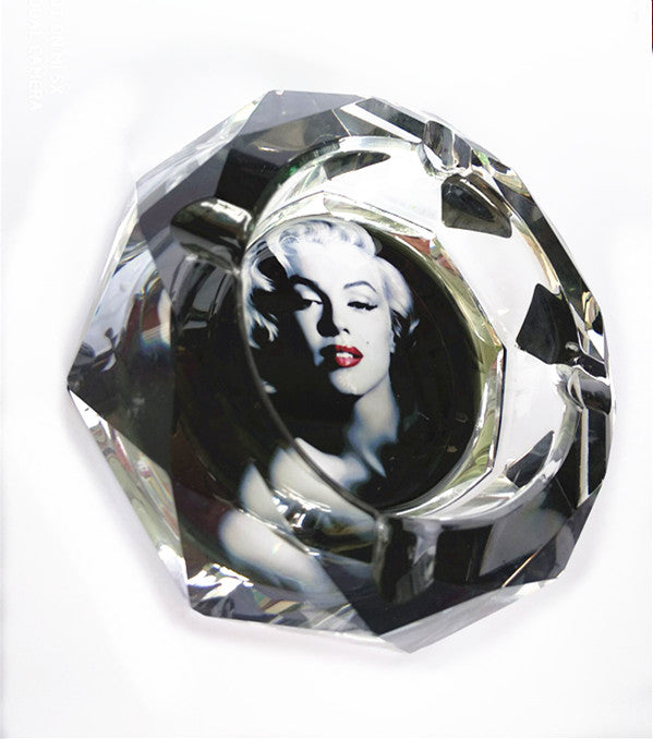 Marilyn Monroe Crystal Ashtray