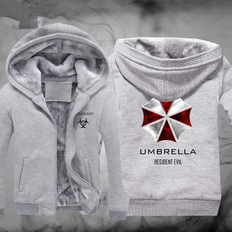 RE Umbrella Thickening cotton-padded jacket Winter warm Hoodie Flannel Coats Soft Comfort Cashmere Sweatshirts