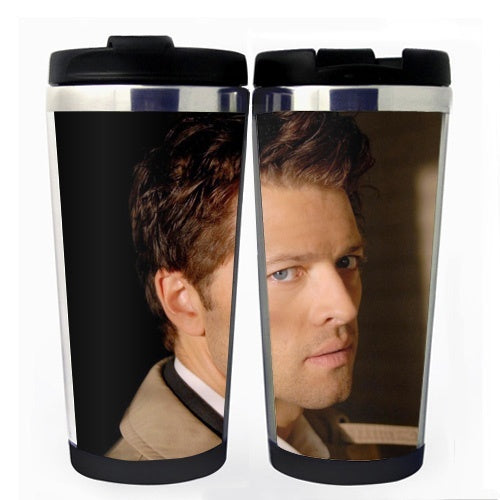 Supernatural Castiel Šálek Nerezová ocel 400ml Kávový Šálek na čaj Supernatural Beer Stein Dárky k narozeninám Vánoční dárky