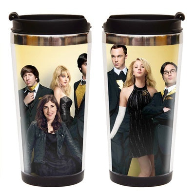 The Big Bang Theory Cup Stainless Steel 400ml Coffee Tea Cup The Big Bang Theory Beer Stein Birthday Gifts Christmas Gifts