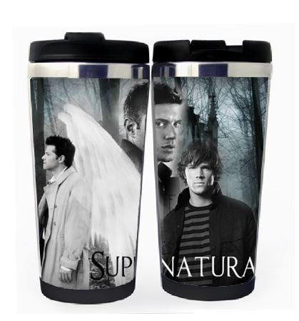 Supernatural Castiel Angel Wings Cup Stainless Steel 400ml Coffee Tea Cup Supernatural Beer Stein Birthday Gifts Supernatural Christmas Gifts