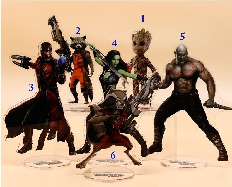 Guardians of the Galaxy Baby Groot Rocket Raccoon 3D Illusion Led Table Lamp 7 Color Change Light Lamp Baby Groot Figure Model Groot Action Figure Groot Kids Toy Gifts