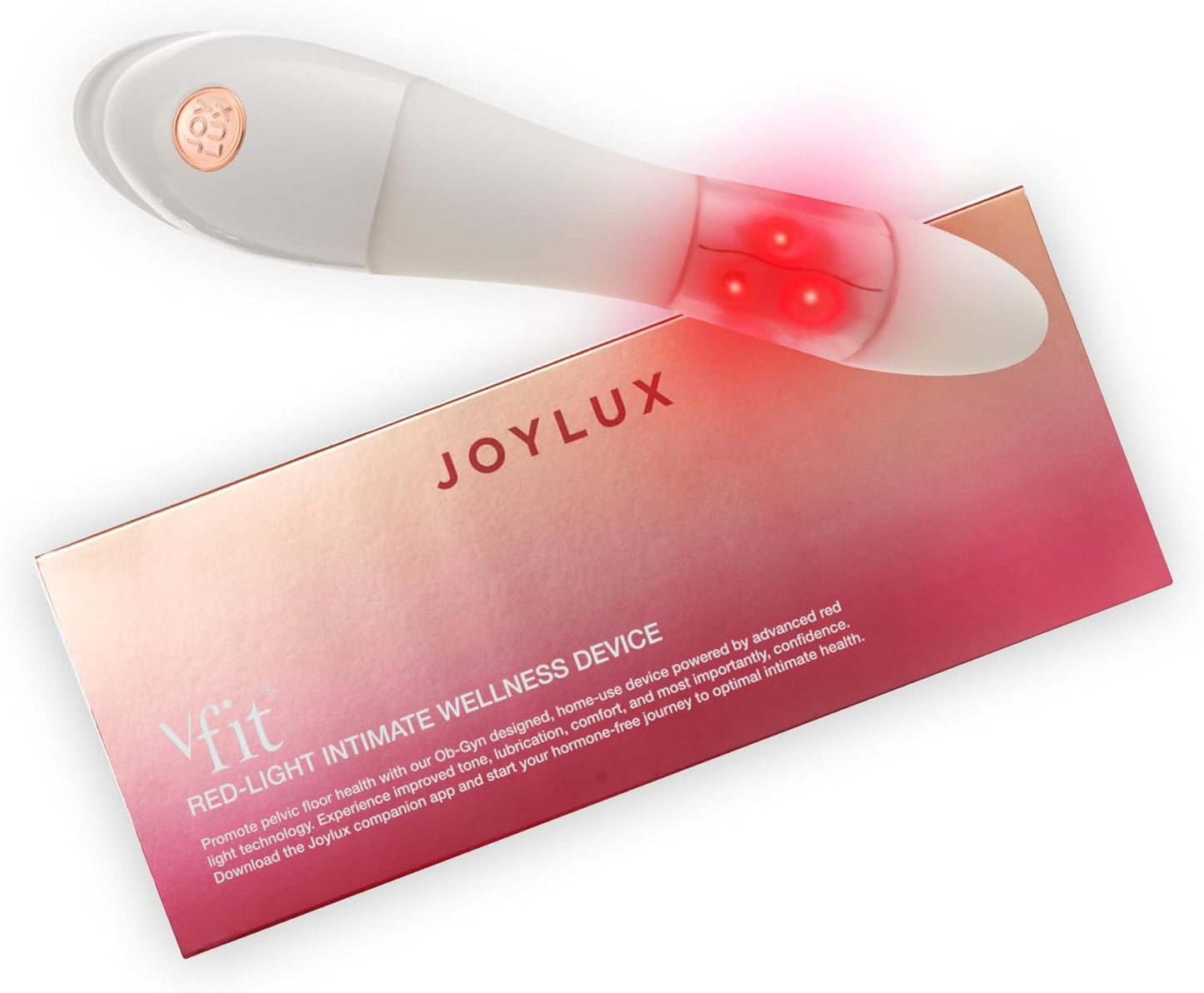 vFit Set, Red LED Light Device for Women,Intimate Wellness System for Menopausal Women & New Mothers, Promotes Natural Hydration