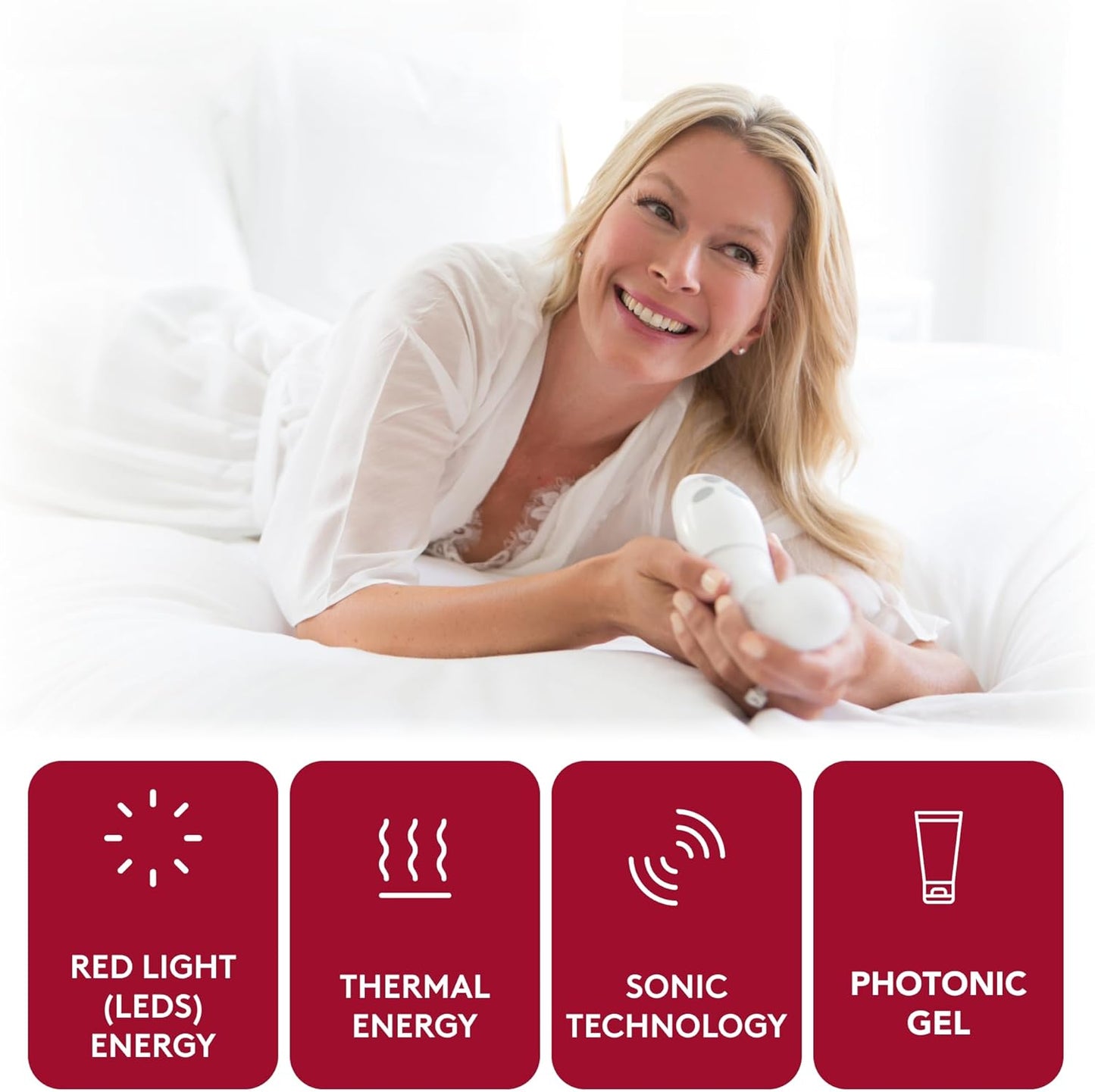 vFit Set, Red LED Light Device for Women,Intimate Wellness System for Menopausal Women & New Mothers, Promotes Natural Hydration