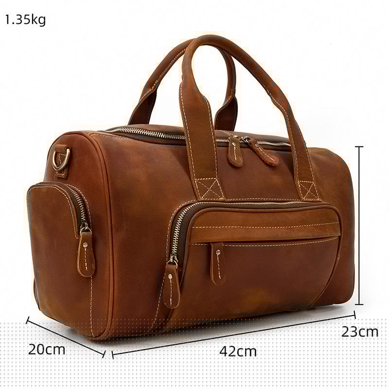 Mens Leather Holdall | GUAYAQUIL