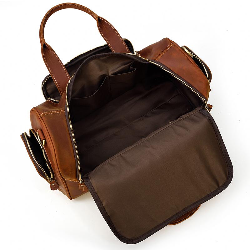 Mens Leather Holdall | GUAYAQUIL