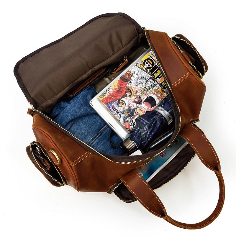Mens Leather Holdall | GUAYAQUIL
