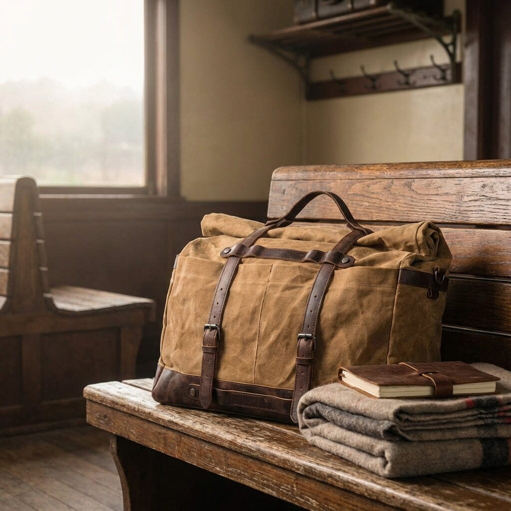 Waxed Canvas Duffle Bag | NUNAVUT
