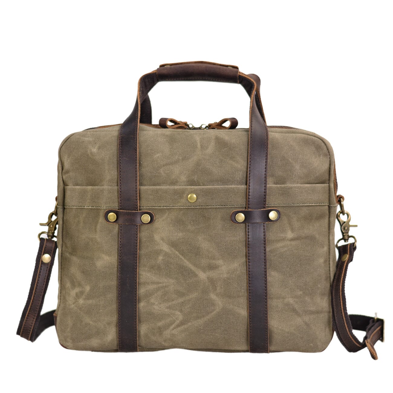 Waxed Canvas Briefcase | ANCHORAGE