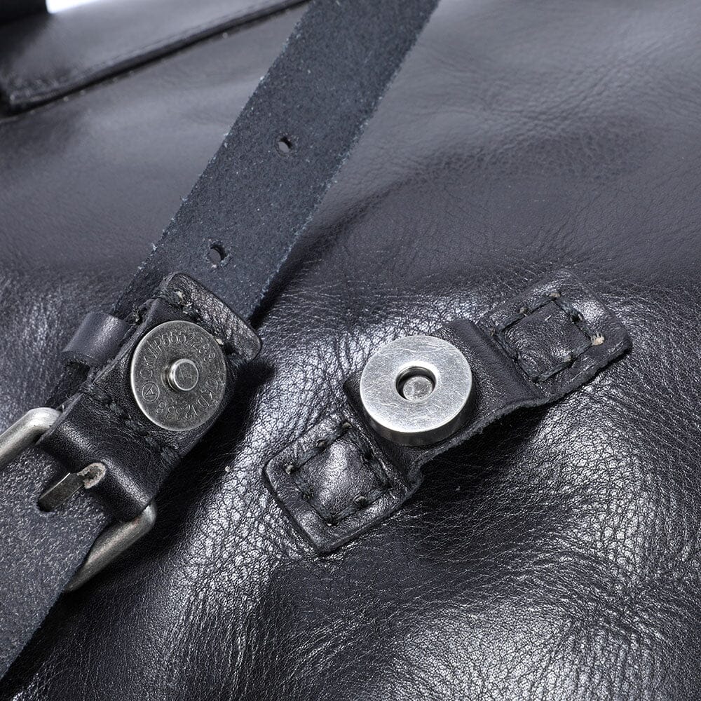 Small Black Leather Backpack | WALTER