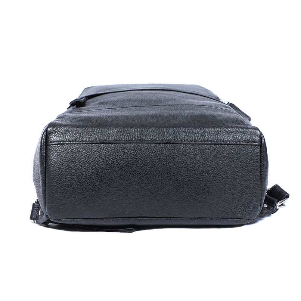 Black Leather Bookbag | DÔME
