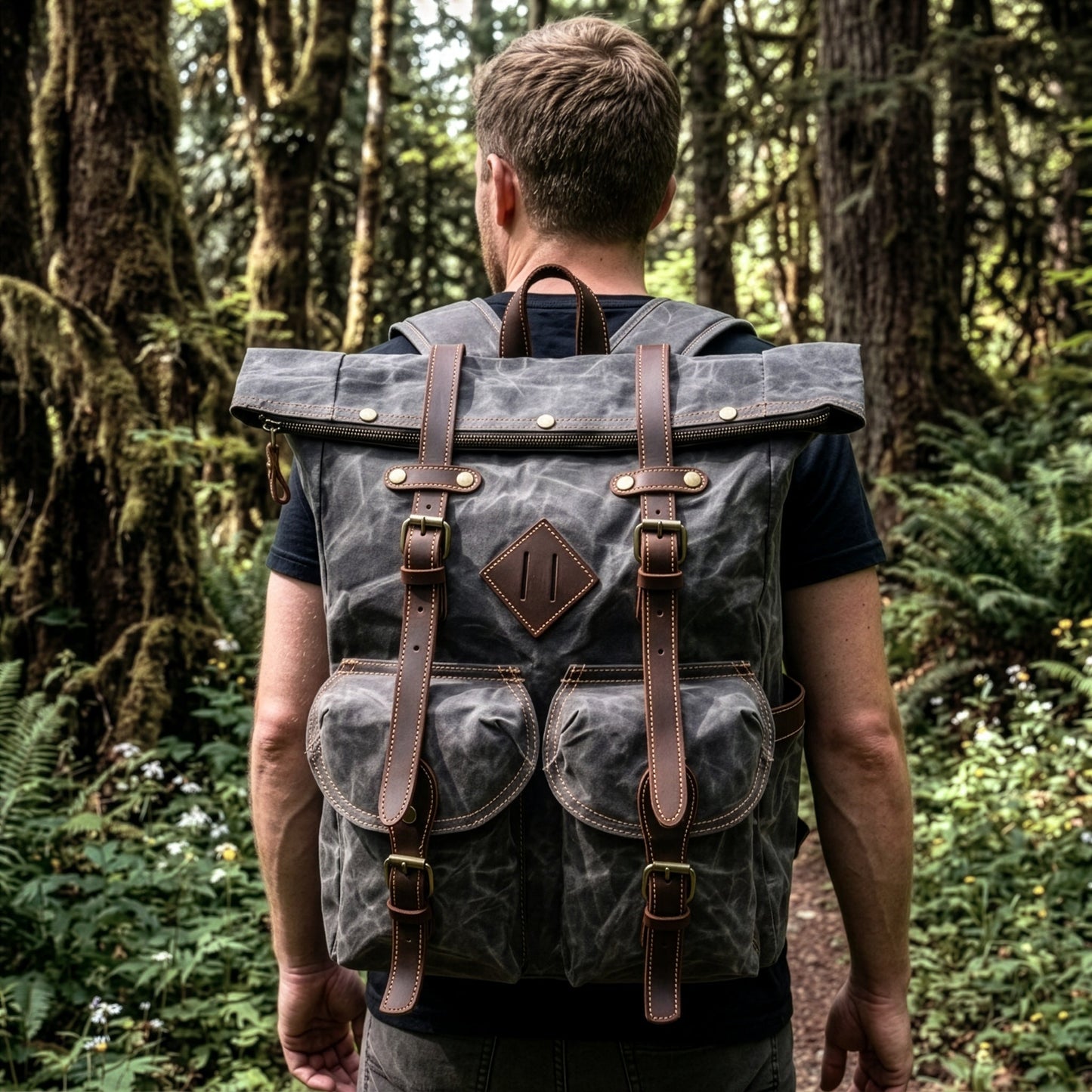 Canvas Hipster Backpack | BERLIN