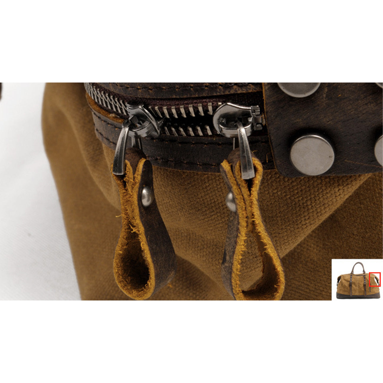 Heavy Duty Canvas Duffle Bag | QAANAQ