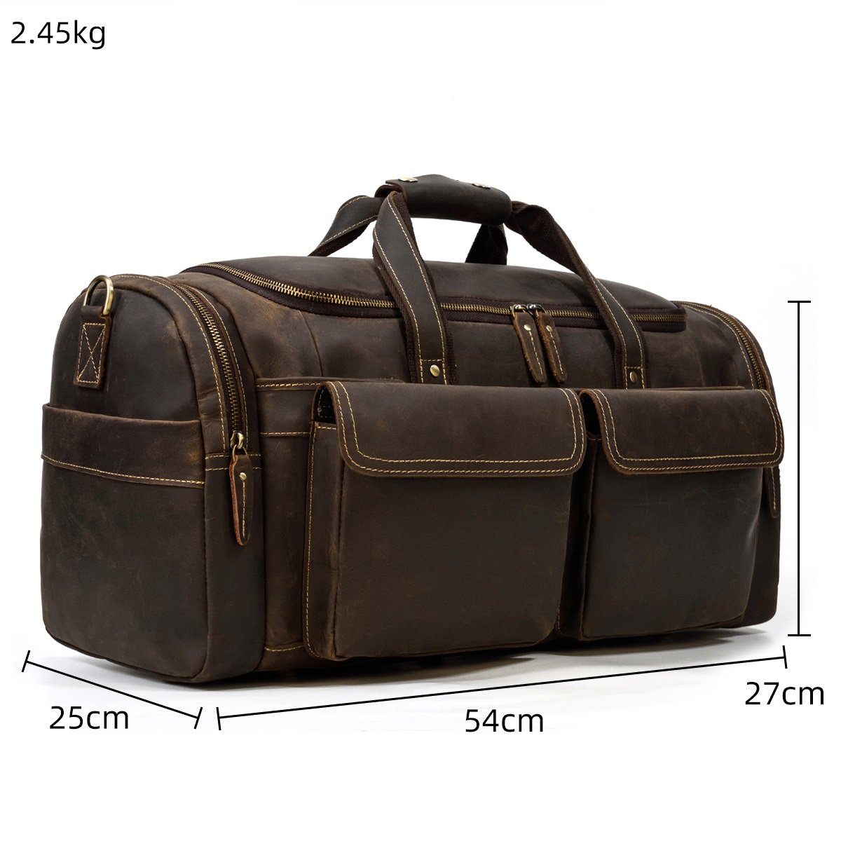Men's Leather Duffle Bag | BOGOTA