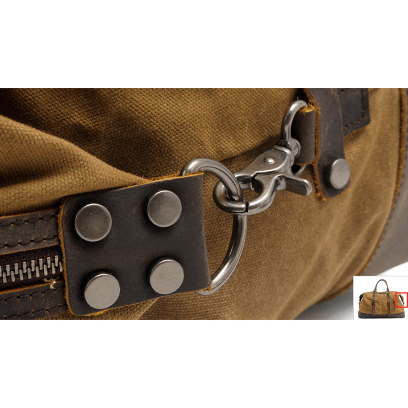 Heavy Duty Canvas Duffle Bag | QAANAQ