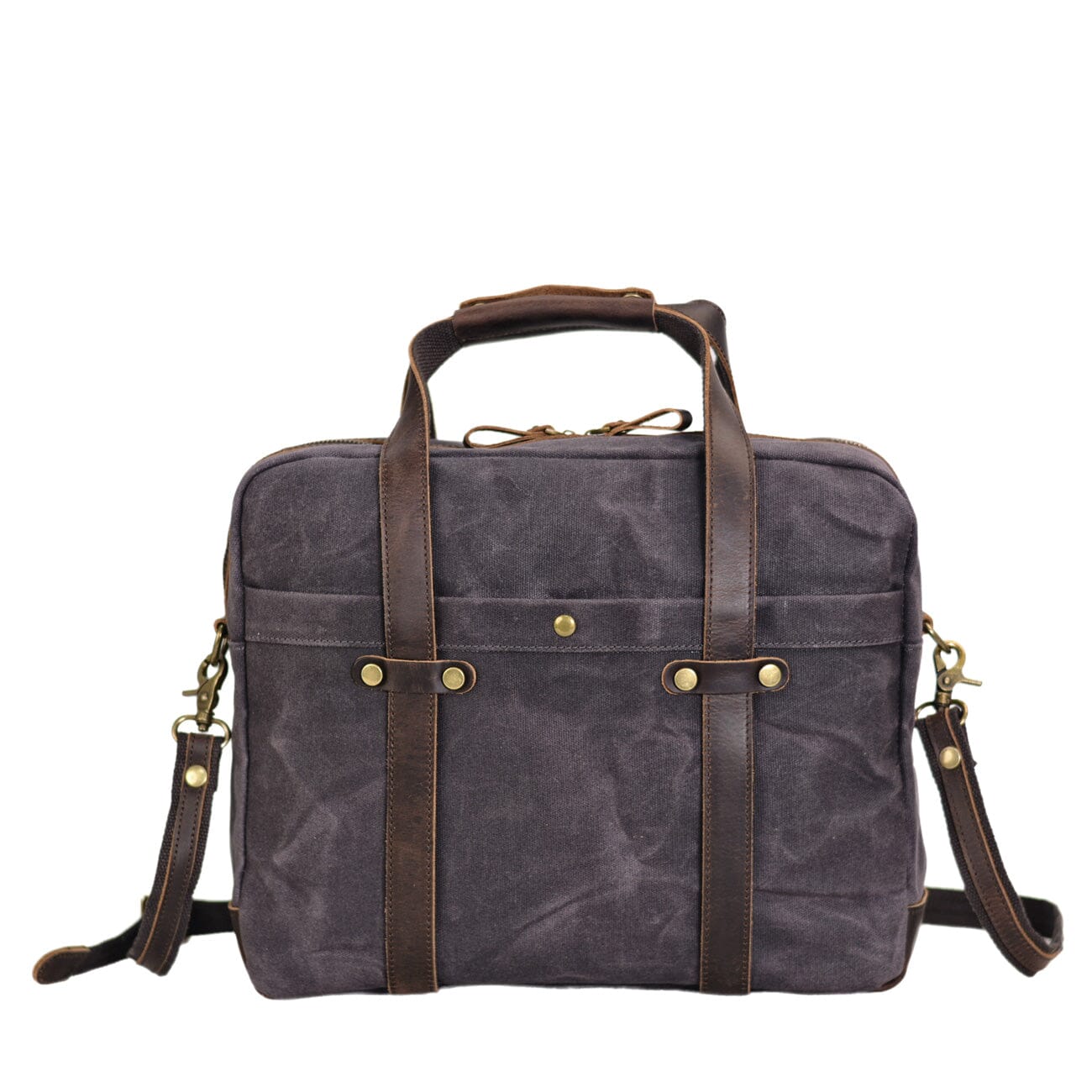 Waxed Canvas Briefcase | ANCHORAGE
