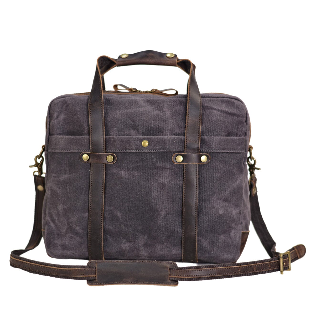 Waxed Canvas Briefcase | ANCHORAGE