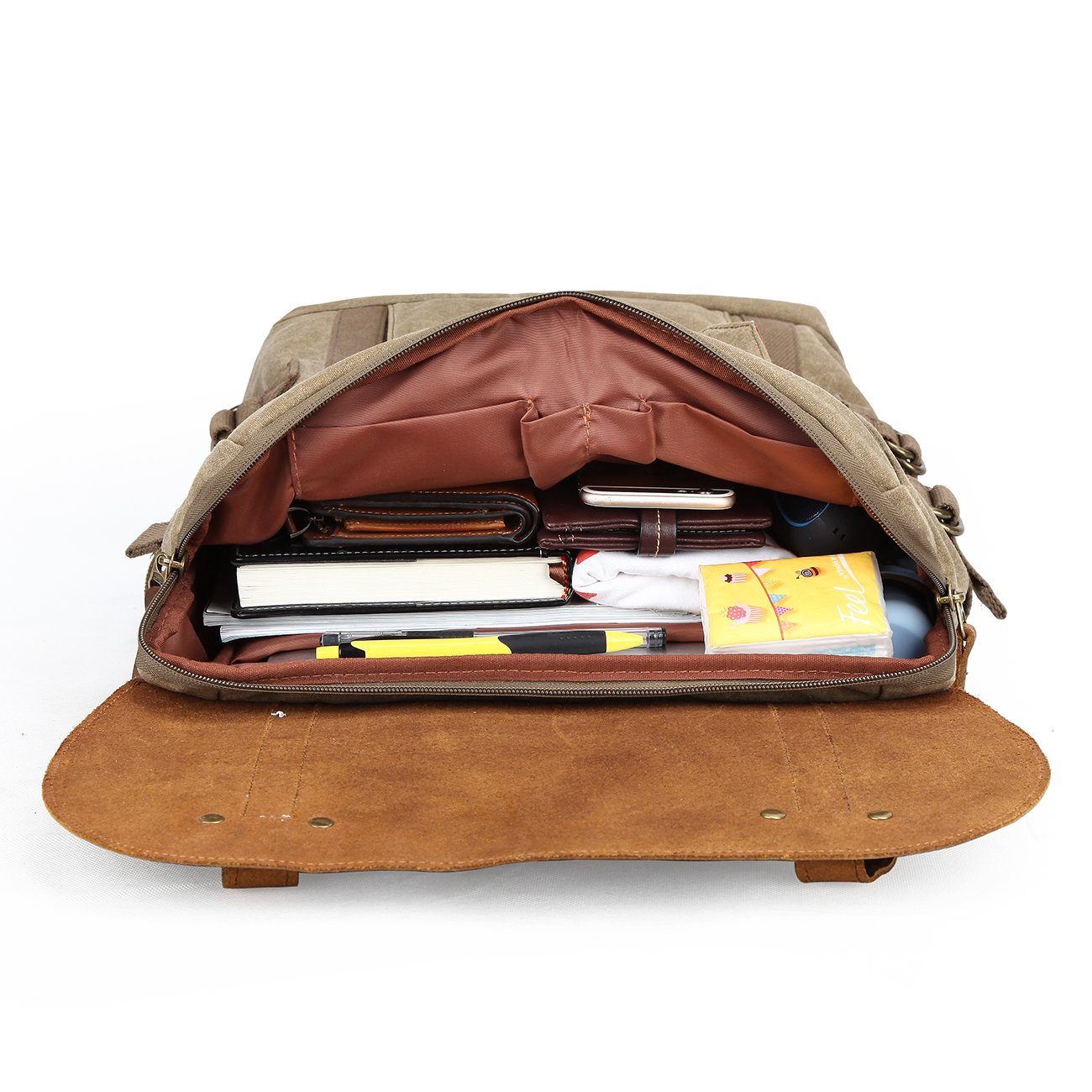 Canvas and Leather Camera Backpack | HALIBURTON