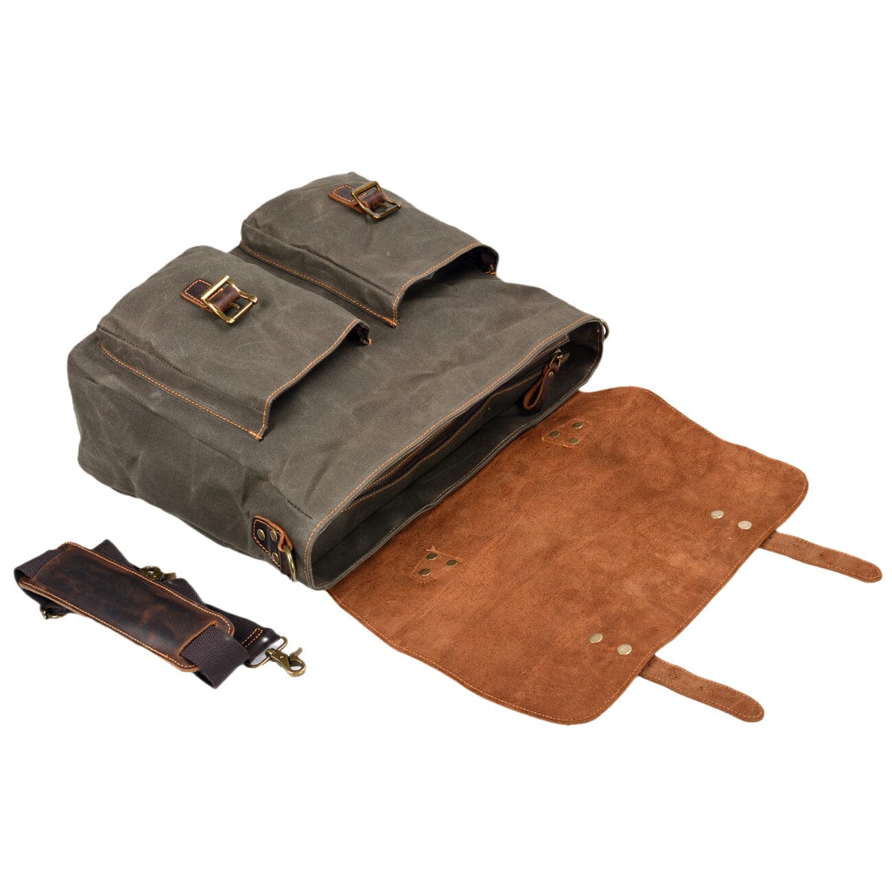 Vintage Canvas Messenger Bag | TULSA