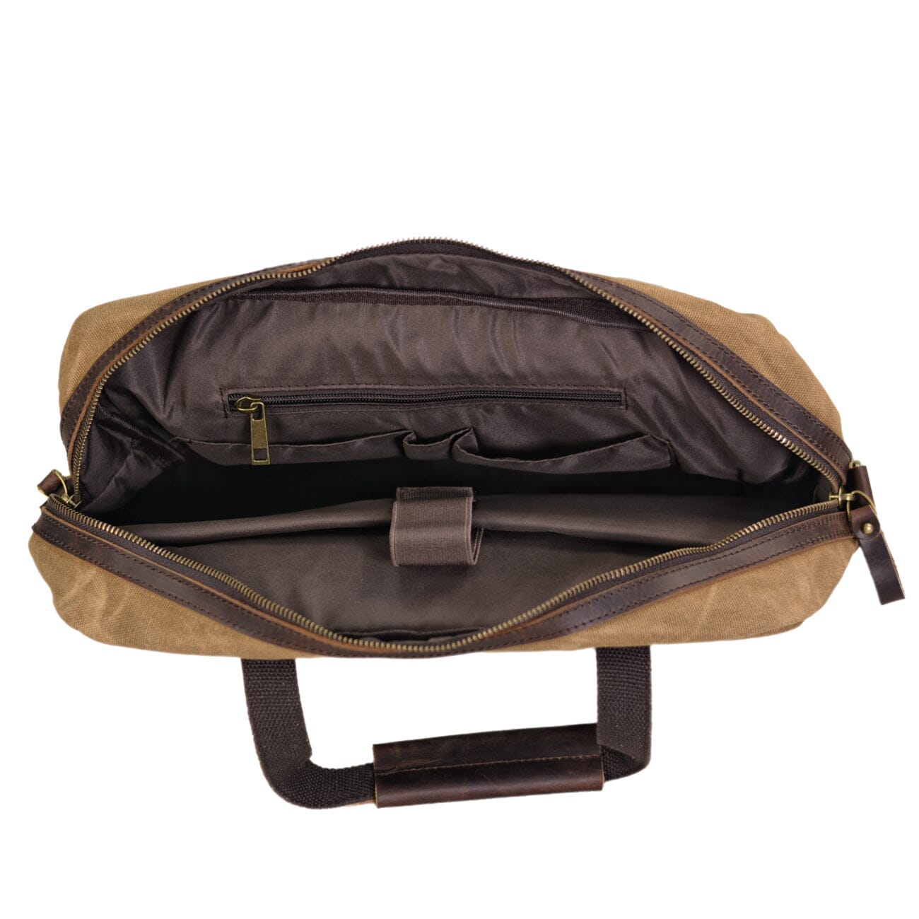 Waxed Canvas Briefcase | ANCHORAGE
