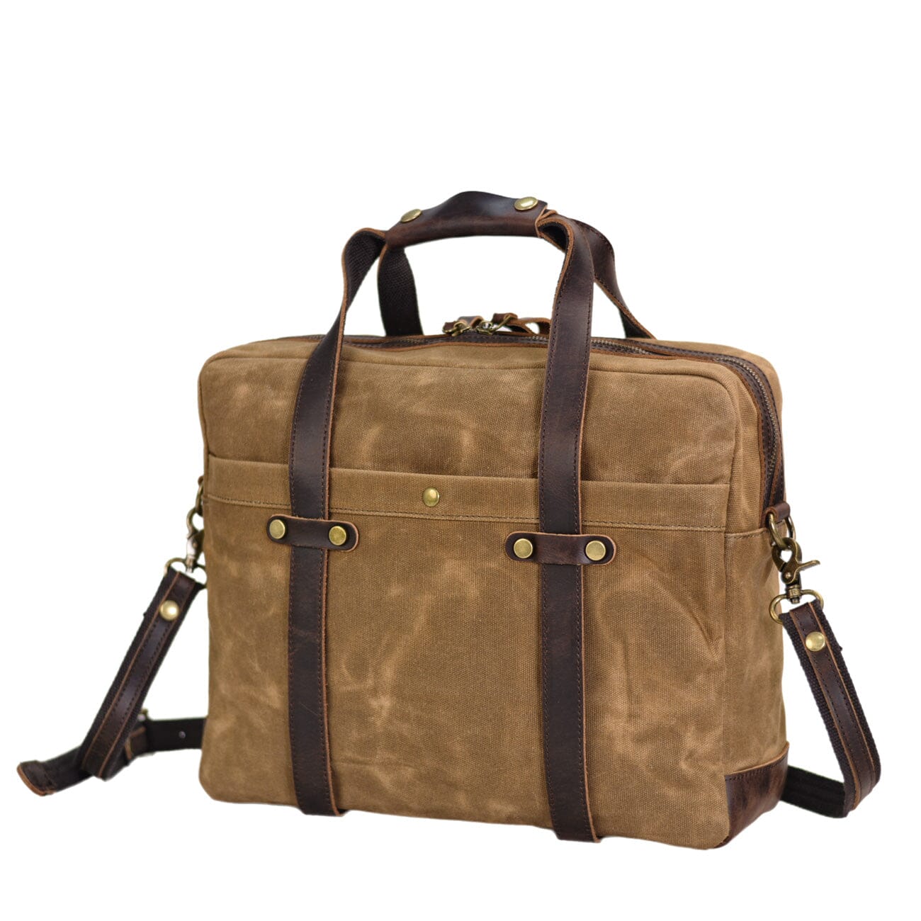 Waxed Canvas Briefcase | ANCHORAGE