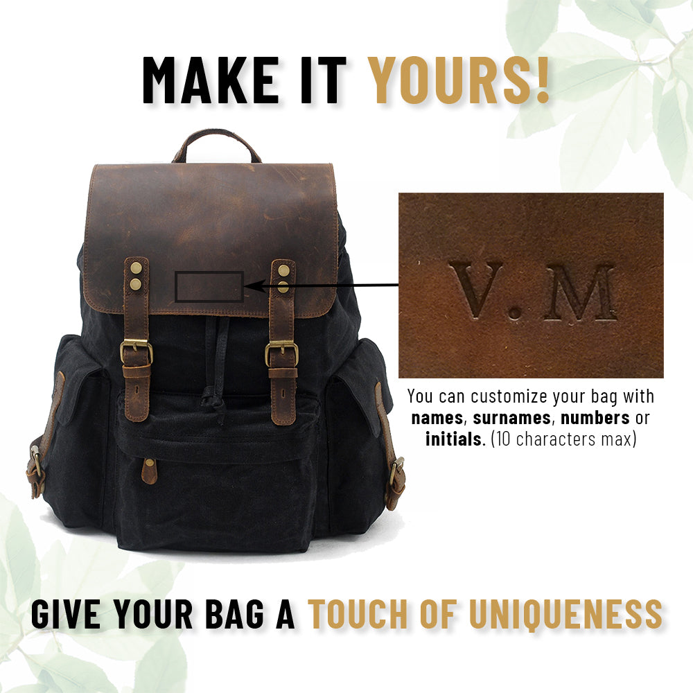 Waxed Canvas Backpack | LATVIA