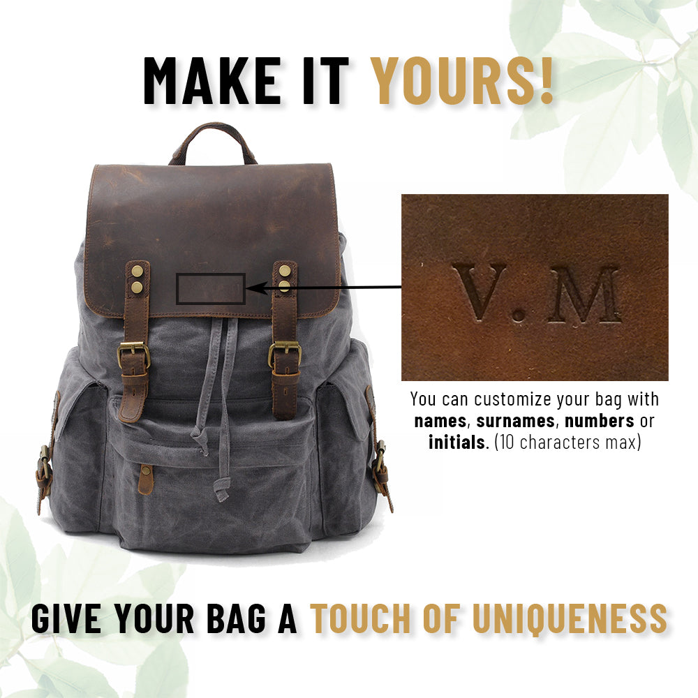Waxed Canvas Backpack | LATVIA