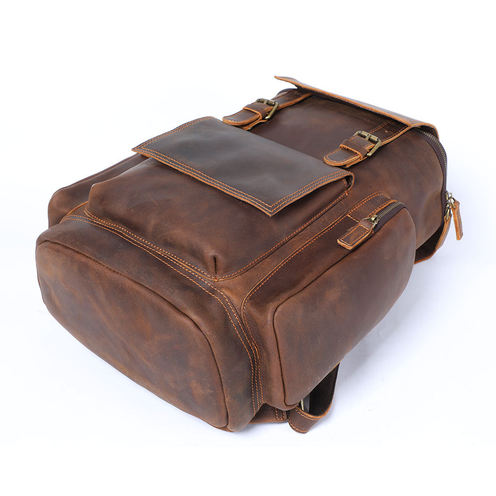 Leather Laptop Backpack | HORE