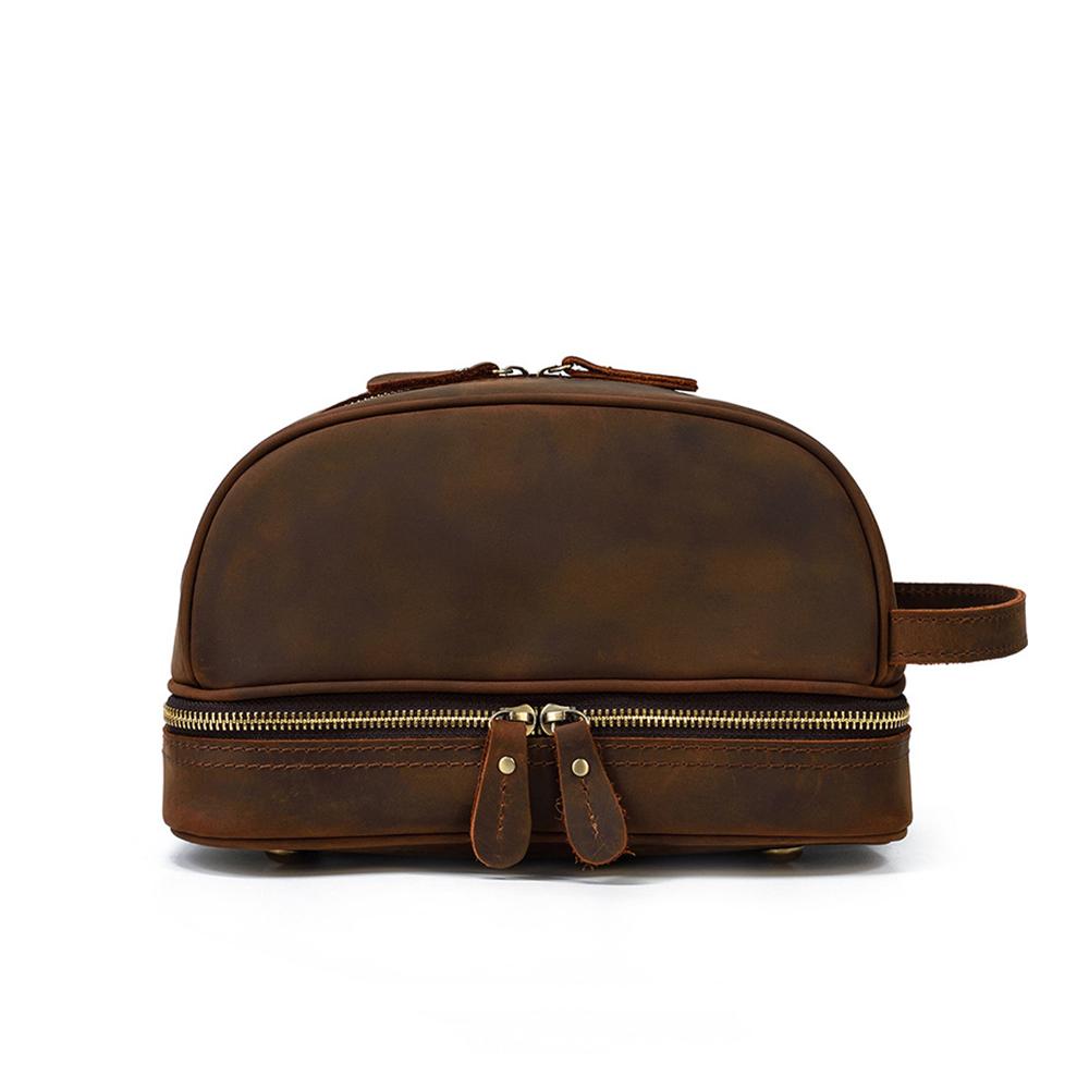 Leather Makeup Bag | DAVOS
