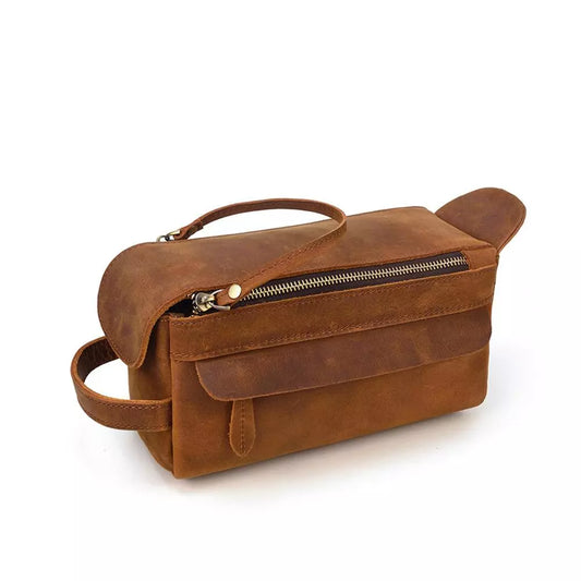 Leather Toilet Bag | KATMANDOU