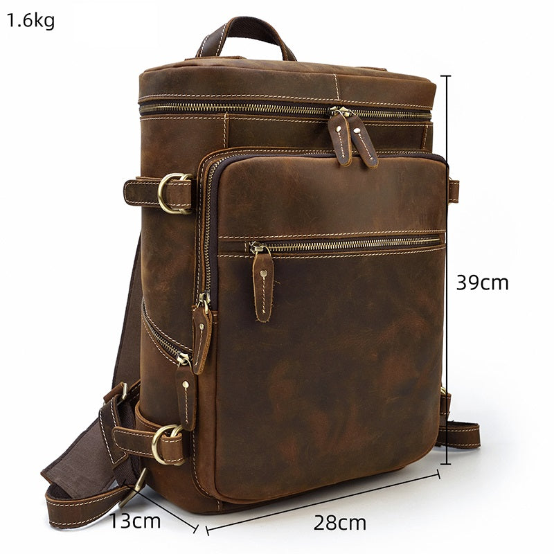 Leather Rucksack Backpack | NOVOA