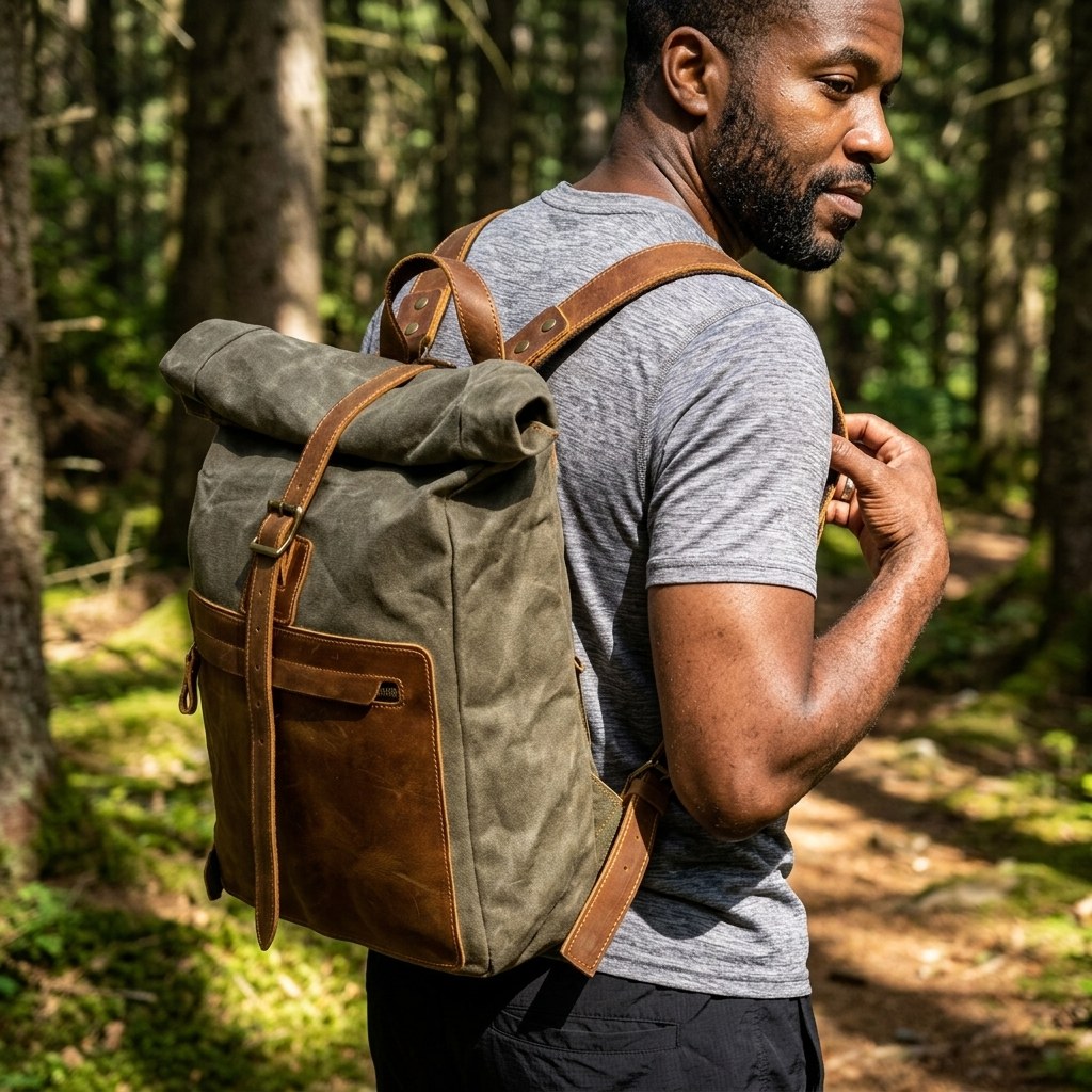 Waxed Canvas Rucksack | HANOVER