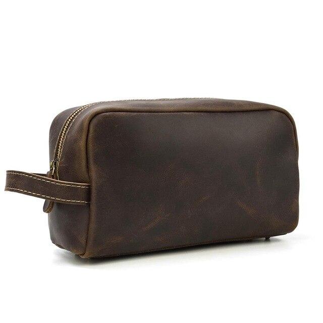 Leather Toiletry Bag | PETRA