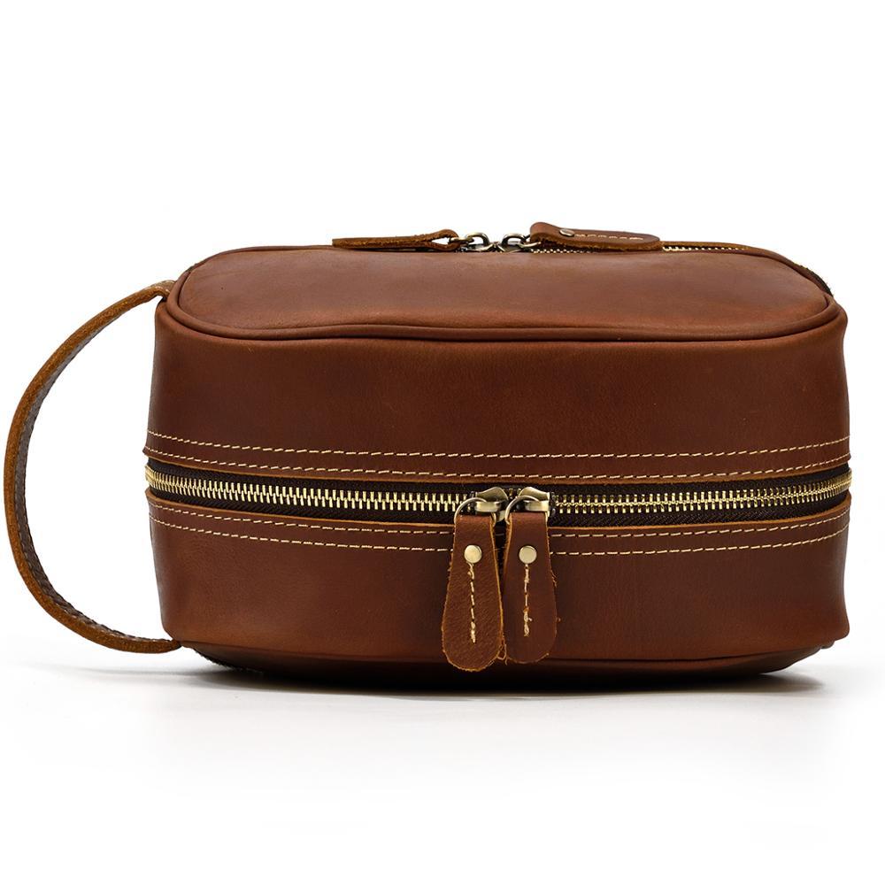 Leather Makeup Bag | DAVOS