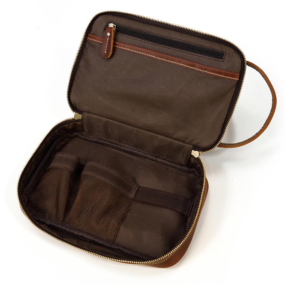 Leather Makeup Bag | DAVOS
