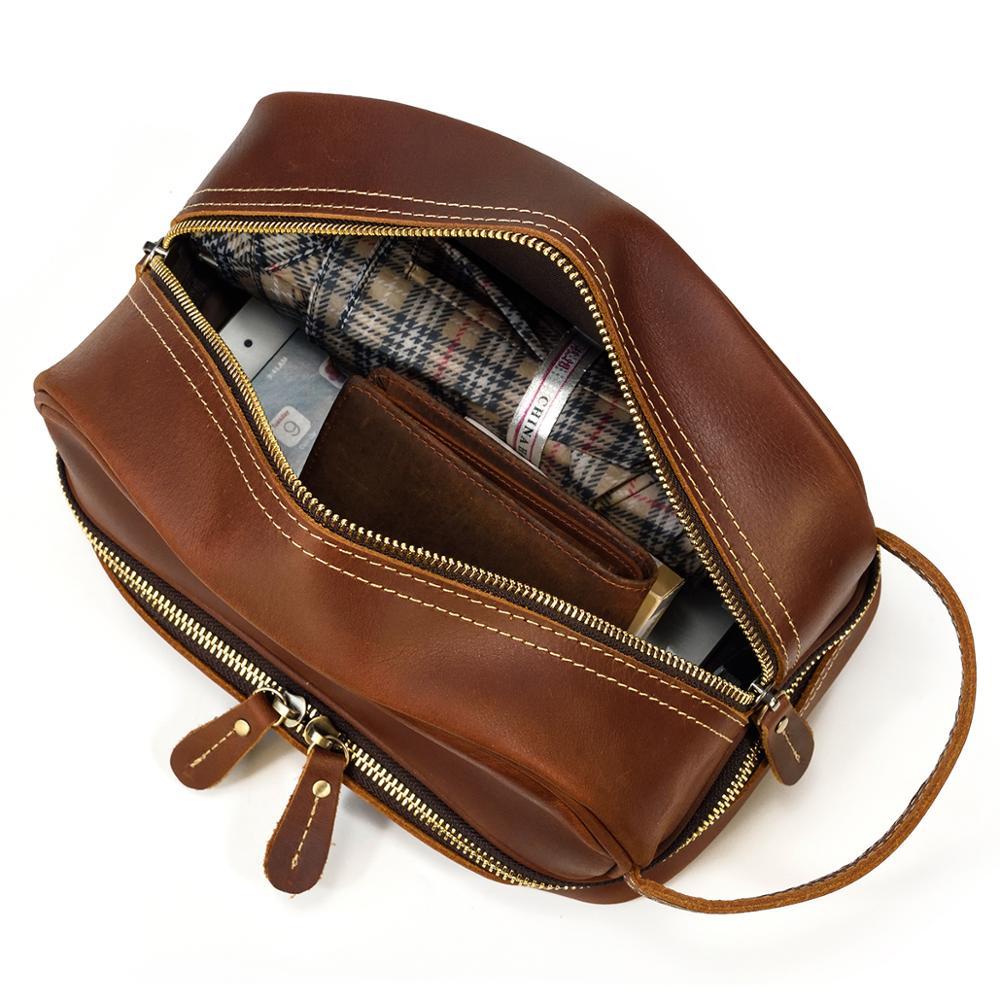 Leather Makeup Bag | DAVOS