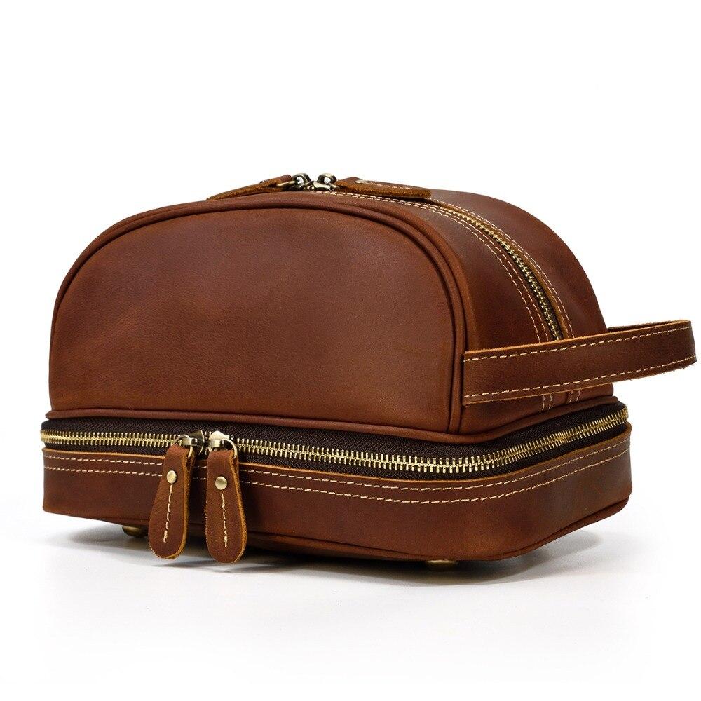 Leather Makeup Bag | DAVOS