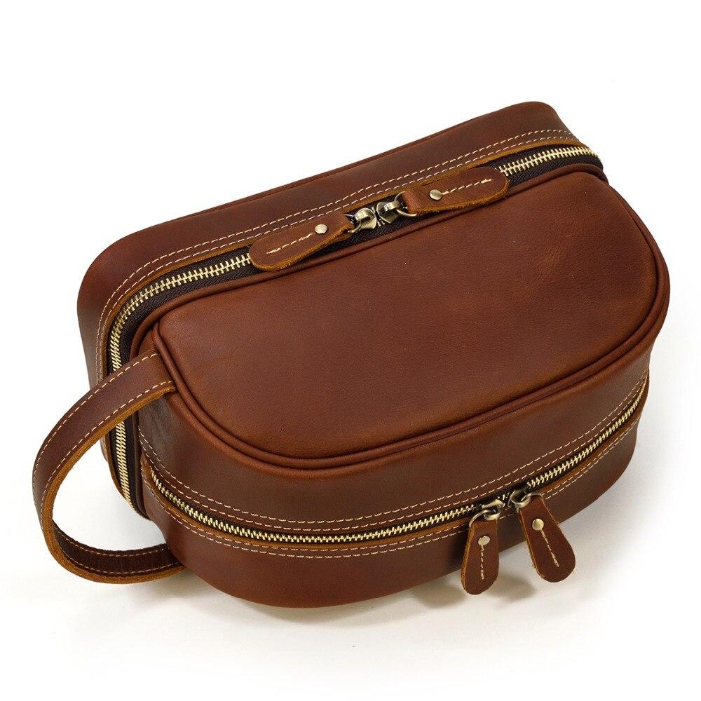 Leather Makeup Bag | DAVOS