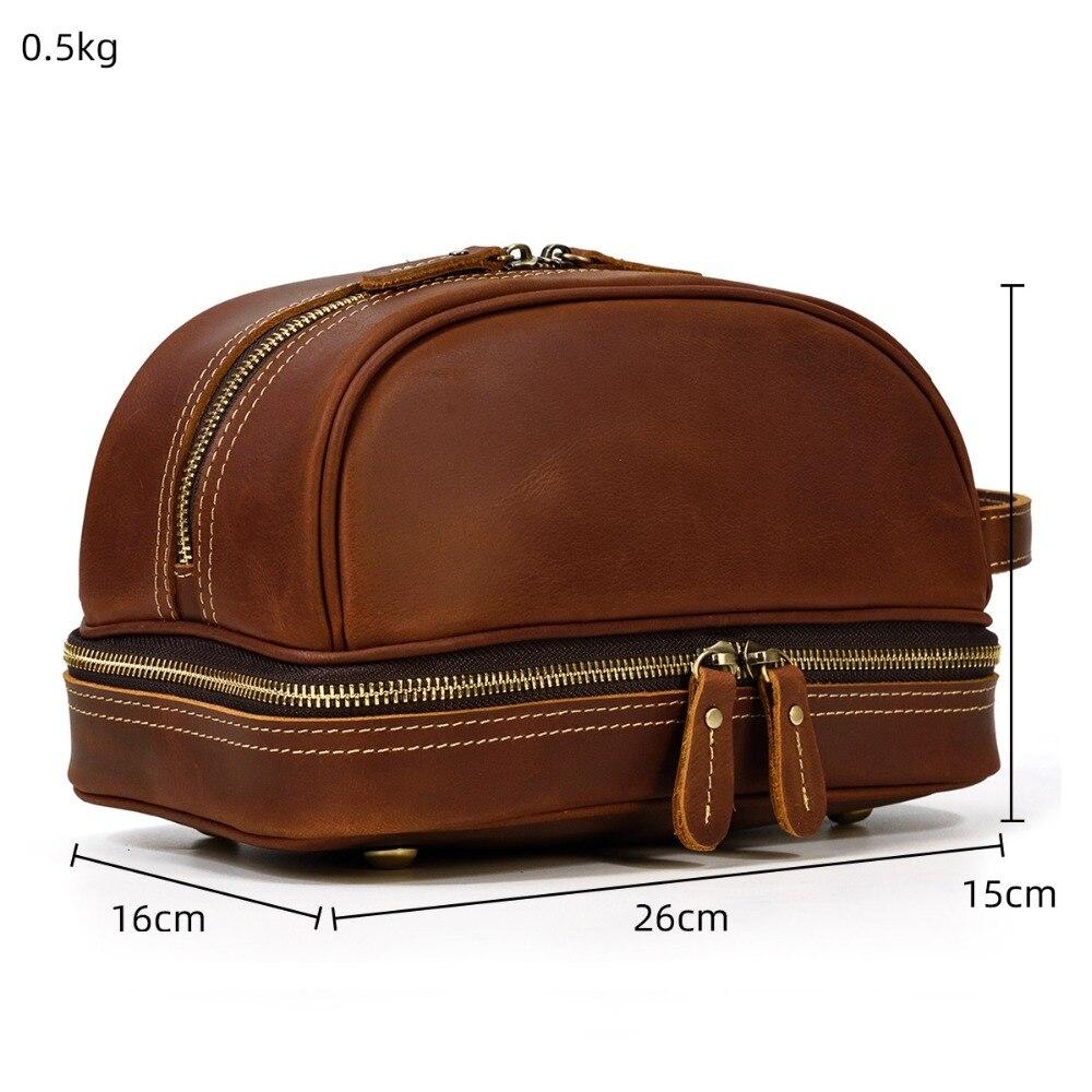 Leather Makeup Bag | DAVOS