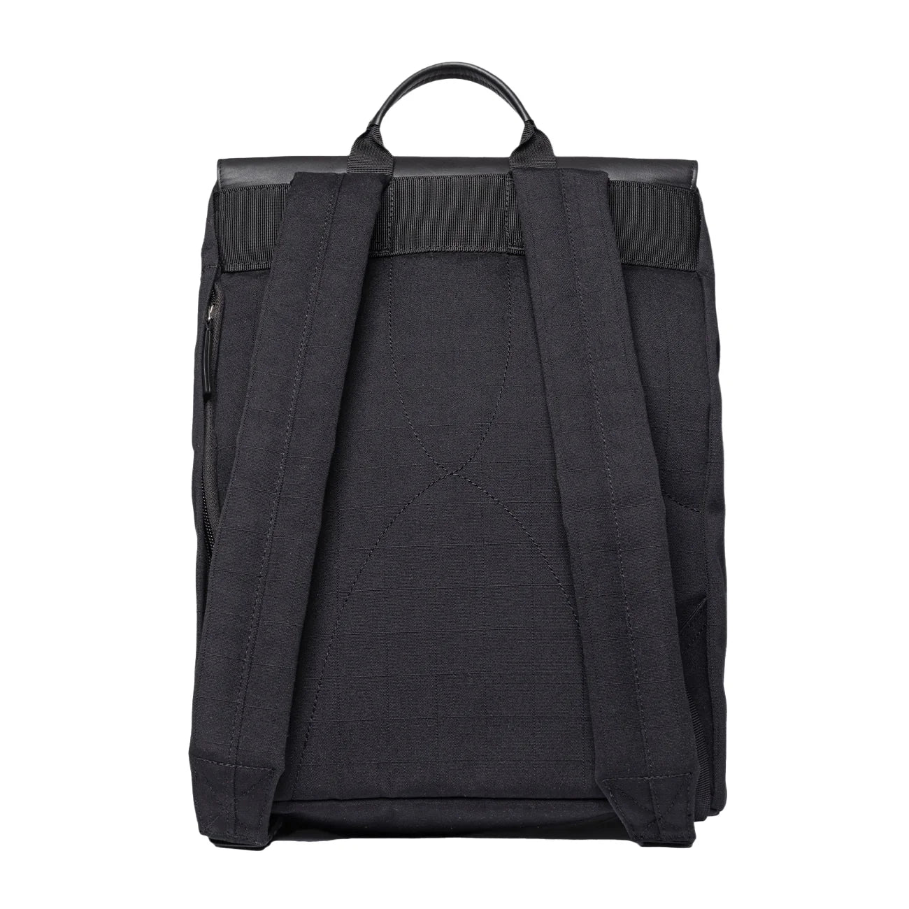Leather Lid Backpack 14"