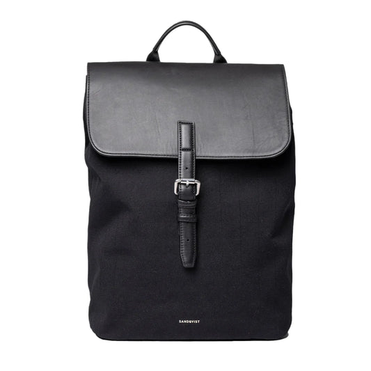 Leather Lid Backpack 14"