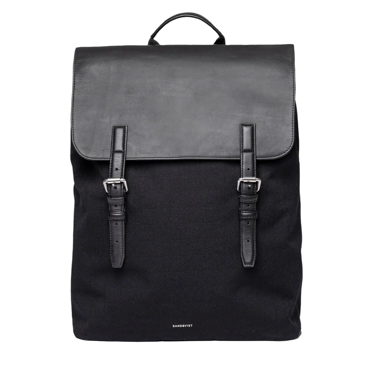 Leather Lid Backpack 16"