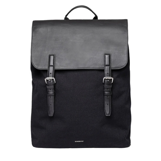 Leather Lid Backpack 16"