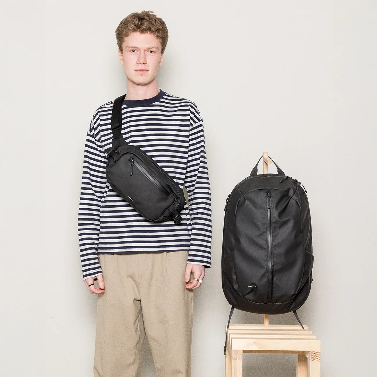 STREAM Zipper Backpack 16"
