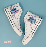 Stitch High Tops Canvas Shoes Sneakers Kid Shoes Unisex Shoes Gifts