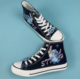 Stitch High Tops Canvas Shoes Sneakers Kid Shoes Unisex Shoes Gifts