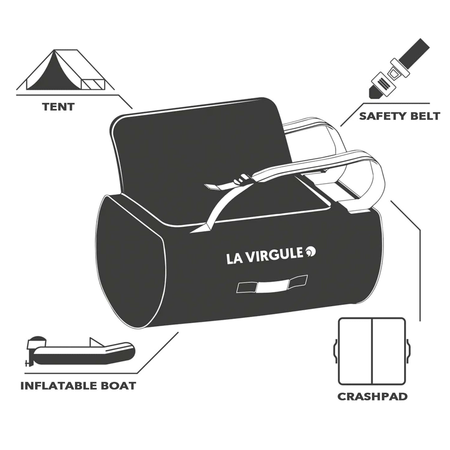 Hors Bord - Convertible Waterproof Duffle Bag